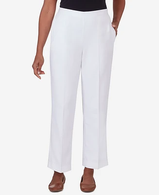 Alfred Dunner Petite Paradise Island Twill Pants, & Short