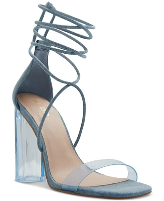 Aldo Women's Onardonia Strappy Lace-Up Block-Heel Dress Sandal