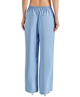 Steve Madden Women's Payton Wide-Leg Crepe Pants