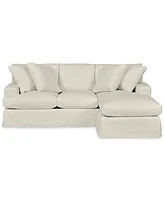 Brenalee 93" Fabric Sofa and Slipcover