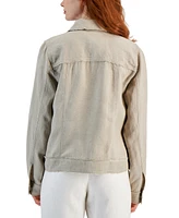 Charter Club Women's 100% Linen Jacket, Created for Macy's