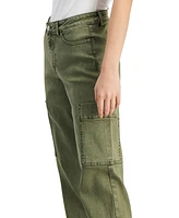 Dollhouse Juniors' Wide-Leg Mid-Rise Pants