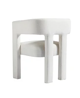 Contemporary Designed Fabric Upholstered Accent Chair Dining Chair For Living Room, Bedroom