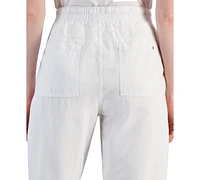 Tommy Hilfiger Women's High Rise Cuffed Twill Pants