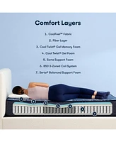 Serta Perfect Sleeper Dazzling Night 12 Firm Hybrid Mattress Collection