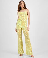 Hugo Women's Mid Rise Sequin Pants