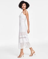 Bar Iii Women's Crochet Bodycon Dress, Created for Macy's