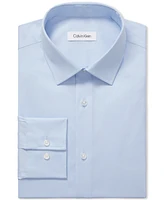 Calvin Klein Men's Refined Cotton Stretch Regular Fit Dress Shirt