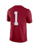 Men's Jordan Crimson Oklahoma Sooners #1 Home Game Jersey