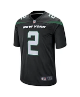 Big Boys Nike Zach Wilson Black New York Jets Game Jersey