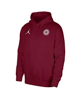 Men's Jordan Crimson Oklahoma Sooners Club Pullover Hoodie