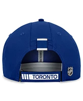 Men's Fanatics Blue Toronto Maple Leafs Authentic Pro Rink Adjustable Hat