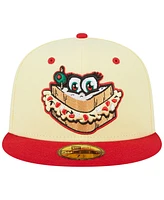 Men's New Era Yellow Augusta GreenJackets Theme Nights Pimento Cheese 59FIFTY Fitted Hat