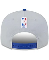 Men's New Era Gray, Royal Philadelphia 76ers Tip-Off Two-Tone 9FIFTY Snapback Hat