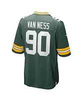 Men's Nike Lukas Van Ness Green Bay Packers 2023 Nfl Draft First Round Pick Game Jersey