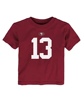 Toddler Boys and Girls Nike Brock Purdy Scarlet San Francisco 49ers Player Name Number T-shirt