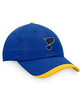 Men's Fanatics Blue St. Louis Blues Authentic Pro Rink Pinnacle Adjustable Hat