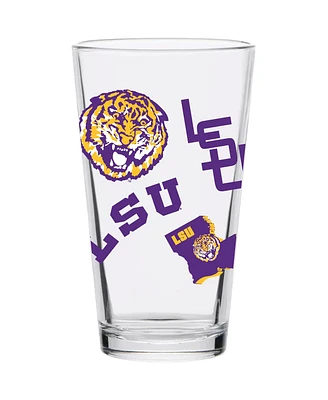 Lsu Tigers 16 Oz Medley Distressed Vintage-Like Pint Glass