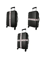 Sanrio Hello Kitty Luggage Strap 2-Piece Set Officially Licensed, Adjustable Luggage Straps from 30'' to 72''