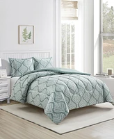 Sunham Danica Blue 3-Pc. Comforter Set, Created for Macy's