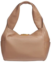 Donna Karan Amagansett Soft-Rolled Leather Shoulder with Sculpted Magnet Closure