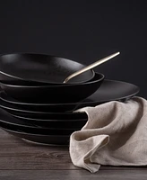 Porto by Stone Lain Semplice Stoneware 24 Pc. Dinnerware Set, Service for 8