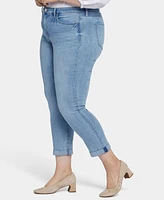 Nydj Plus Sheri Slim Ankle Jean with Roll Cuffs
