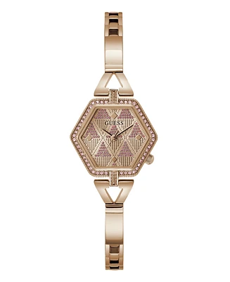 Women's Analog Rose Gold-Tone Steel Watch 28mm