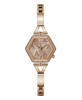 Women's Analog Rose Gold-Tone Steel Watch 28mm