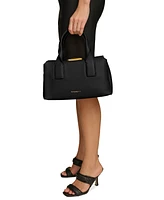 Donna Karan Amagansett Soft-Rolled Leather Satchel with Sculpted Magnet Closure