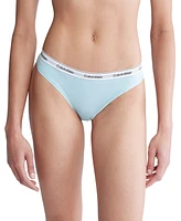 Calvin Klein Women's Modern Logo Low-Rise Bikini Underwear QD5044