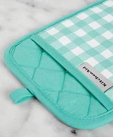 KitchenAid Gingham Pot Holder 2-Pack Set, 7" x 10"