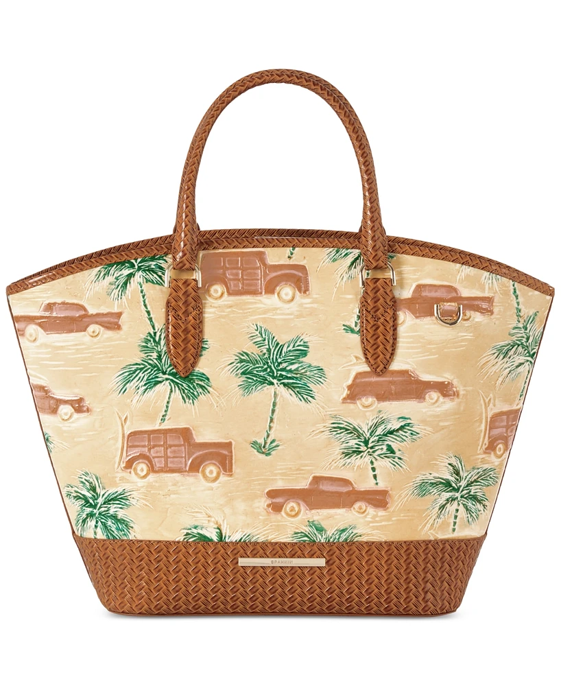 Brahmin Jeanne Copa Cabana Leather Tote