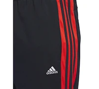 adidas Men's Essentials Regular-Fit Colorblocked Tricot Joggers