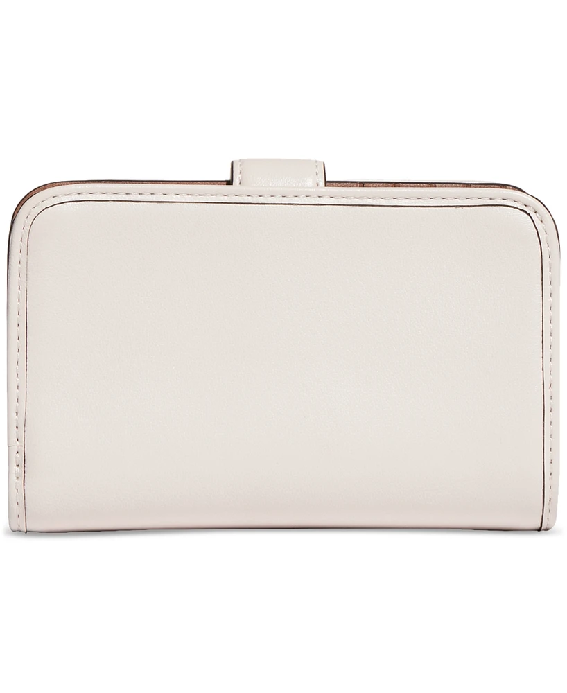 Coach Tabby Smooth Leather Medium Snap-Closure Wallet