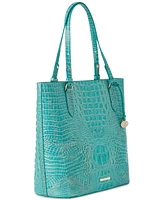 Brahmin Ezra Melbourne Large Embossed Leather Tote