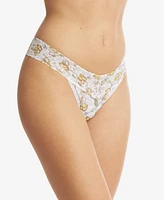 Hanky Panky Printed Signature Lace Low Rise Thong, PR4911