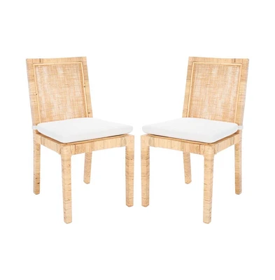 Tojo Cane Dining Chair W/ Cushion (Set Of 2)