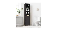 72 Inches Free Standing Tall Floor Bathroom Storage Cabinet