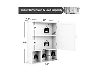 Wall Mounted and Mirrored Bathroom Cabinet
