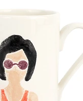 Vietri Riviera Goggles Mug