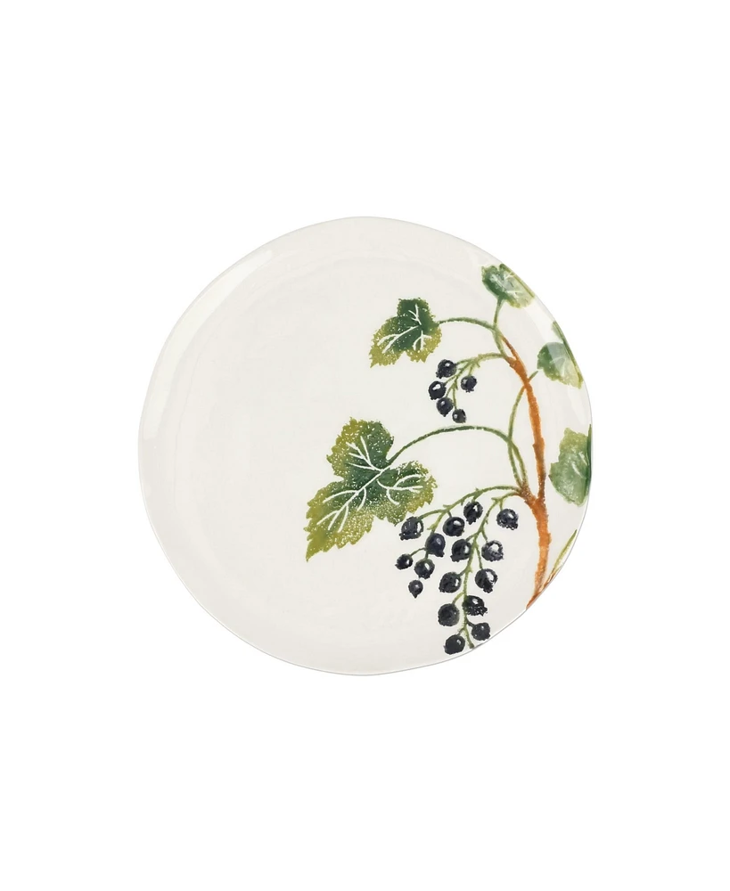 Vietri Foresta Primavera Black Currant Salad Plate