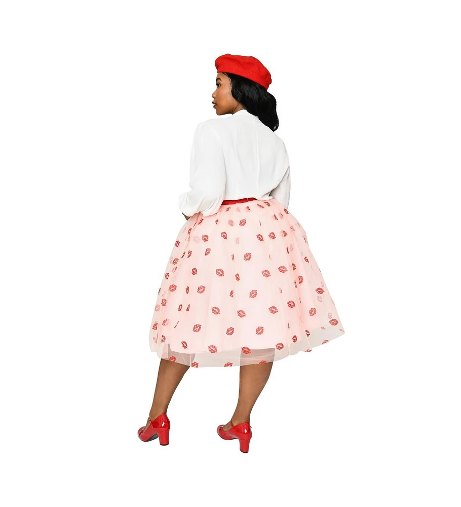 Plus Size Brilliance Swing Skirt