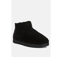 Anatole fleece exterior fluffy boots