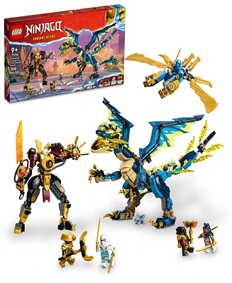 Lego Ninjago 71796 Elemental Dragon vs. The Empress Mech Toy Building Set