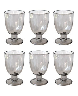 TarHong Rustic Goblets Glasses, Set of 6