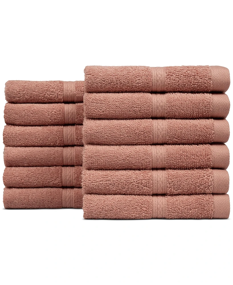 Everyday Home by Trident Supremely Soft 100% Cotton 12-Piece Washcloth Set