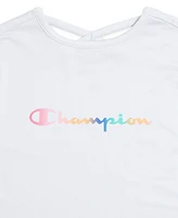 Champion Toddler & Little Girls Logo Graphic T-Shirt Solid Skort, 2 Piece Set