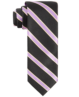 Tayion Collection Men's & Gold Stripe Tie
