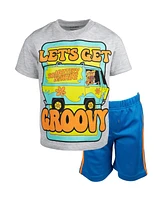 Scooby Doo Boys Graphic T-Shirt & Mesh Shorts Toddler| Child